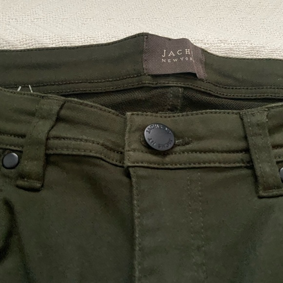 Jachs New York Men's 5 Pocket Pant Two-Way Stretch Straight Fit GREEN - Picture 9 of 10